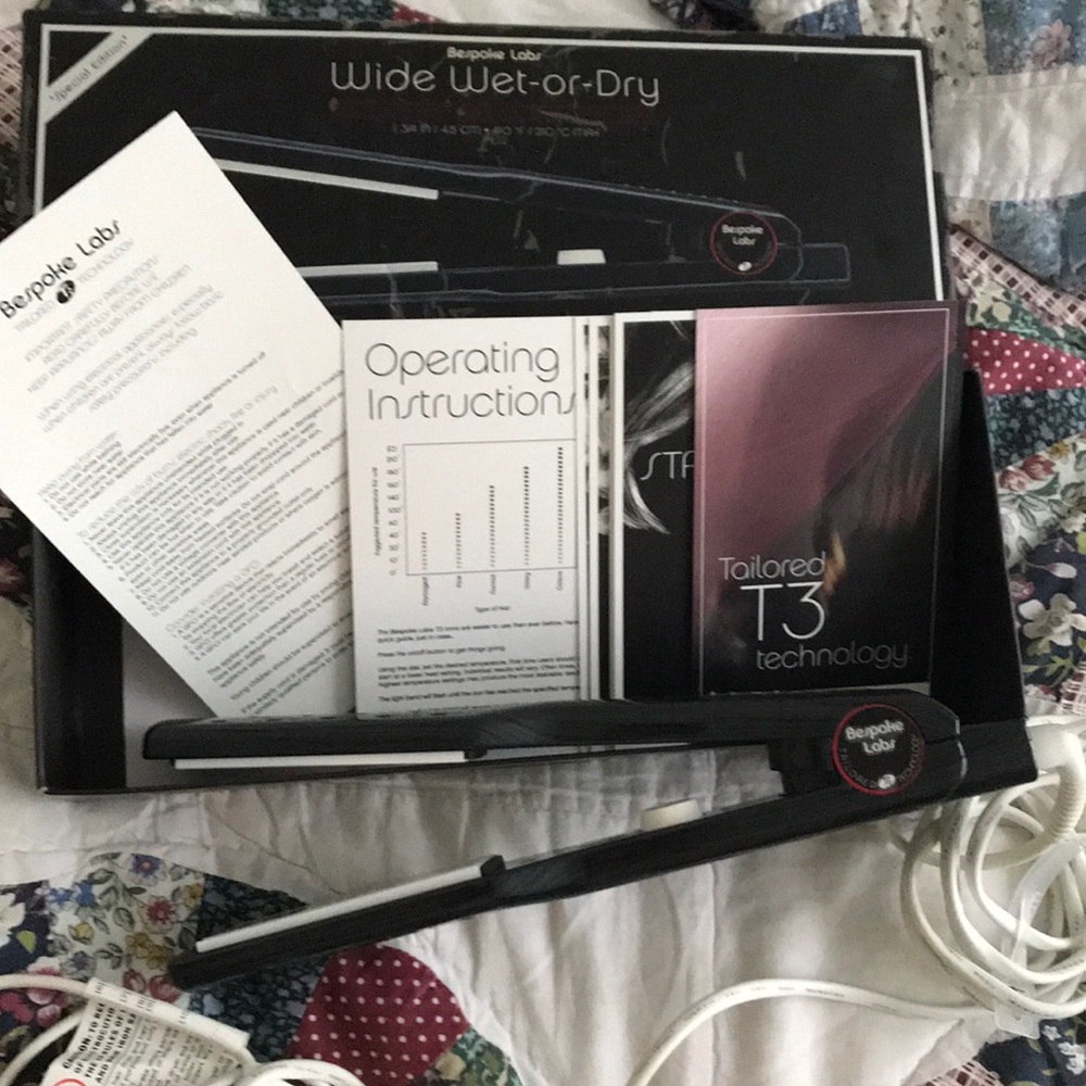 Bespoke Labs T3 Wide Wet or Dry Flat Iron